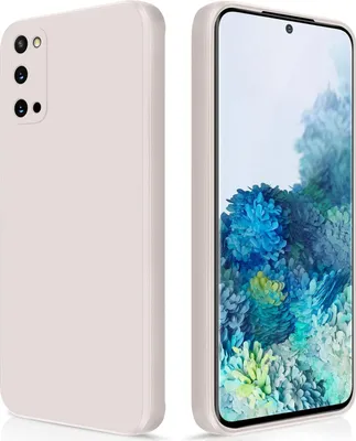 A product shot of a phone case and a phone with a wallpaper.