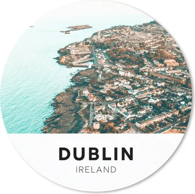 Produktbild von MuchoWow® Mauspad Mousepad Dublin - Irland - Häuser 20x20 cm - Mousepads - Maus Mat - Pad - Mausunterlage - Schreibtischmatte