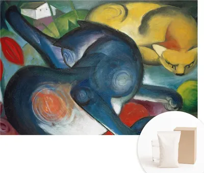 Obrázek produktu pro Samolepicí fototapeta – nástěnné malby do obývacího pokoje – 152 x 104 cm – dekorativní fólie na stěny – moderní design pro výzdobu stěn – tapety do interiérů – kočičí umění