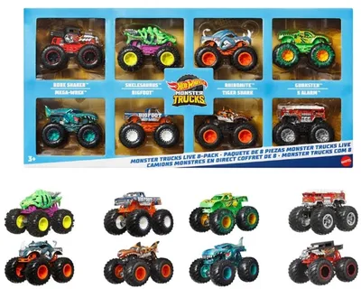 Zdjęcie produktu dla Hot Wheels Monster Trucks JCW76, Monster Truck, 3 lat(a), Plastik, Metal, Wielobarwny