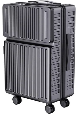 Obrázek produktu pro Sada 2 kufrů se 4 kolečky 250221ZXY0202, TSA zámkem, černé