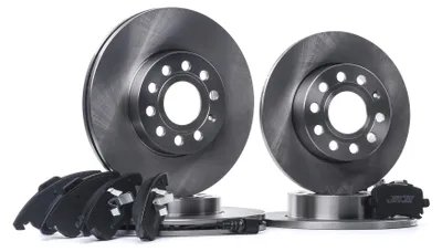 Produktbild von RIDEX Bremsenset Vorne Hinten Bremsscheiben Beläge Satz für VW GOLF VI (5K1) 288 256mm
