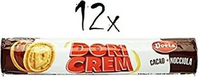 Produktbild von 12x Doria Kekse Doricream schoko kekse kakao + Haselnüss cookies biscuits snack