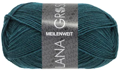 Produktbild von Lana Grossa - Meilenweit 4-fach 50g 1408 dunkelpetrol