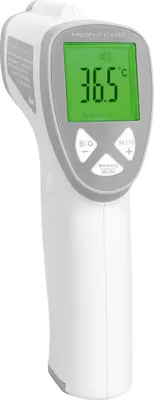 Produktbild von ProfiCare® kontaktloses Fieberthermometer für Babys, Kleinkinder & Erwachsene, Stirnthermometer auch als Oberflächenthermometer geeignet, schnelles Messergebnis mit 3-farbigen Fieberampel – PC-FT 3094