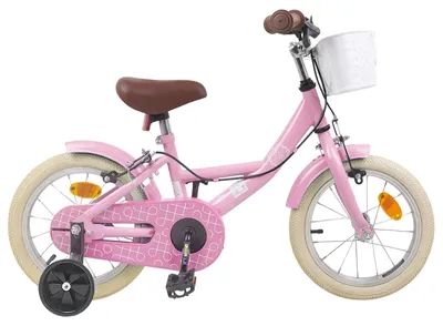 Produktbild von vidaXL Kinderfahrrad 12 Zoll für 2-4 Jahre alt Hellrosa