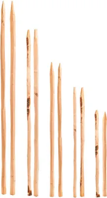 Produktbild von Staketenlatten aus Kastanienholz - gespaltene Naturlatten Kastanie 120 cm