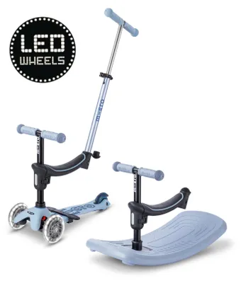 Produktbild von Micro Scooter Mini Micro 6in1 Rock & Go LED blau Kinderroller