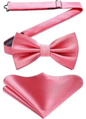 Imagen del producto de Pañuelo de bolsillo para hombre, ajustable, para esmoquin, boda, color coral