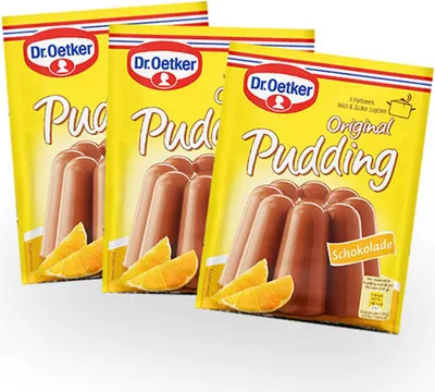 Produktbild von Dr. Oetker Original Pudding Schokolade 3er 137,4g