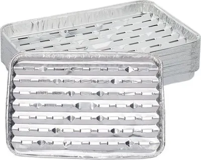 Image de Plateaux de barbecue en aluminium, lot de 25