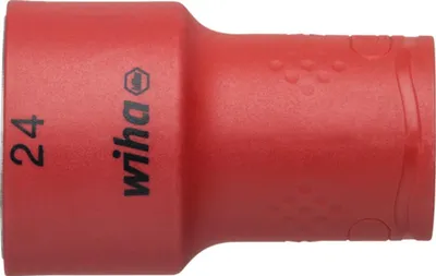 Image de Douille hexagonale 1/2" 24 mm VDE Wiha | 4010995430856