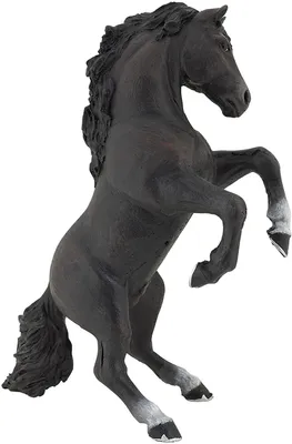 Obrázek produktu pro Papo Black reared up horse, 3 rok/roky, Horses, foals and ponies, Černá, PVC