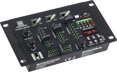 Zdjęcie produktu dla Mikser DJ-ski z 3 kanałami, Bluetooth i odtwarzaczem USB