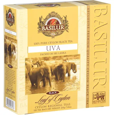 Zdjęcie produktu dla Basilur UVA herbata czarna CEJLOŃSKA klasyczna - 100x2g