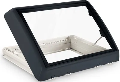 Zdjęcie produktu dla Dometic Midi Heki Style okno dachowe/kopuła dachowa z korbką, szare, 500 x 700 mm