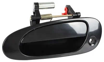 Produktbild von Türgriff außen links für Honda Civic VII H/B 01-06, mit Loch, glänzend schwarz, vorne links