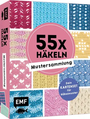 Produktbild von 55 x häkeln - Mustersammlung: Dein Kartenset