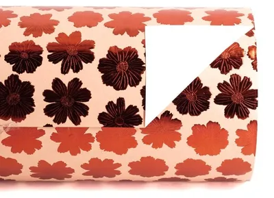 Zdjęcie produktu dla Papier prezentowy HomeBound, wzór kwiatowy – rolka, 50 cm x 100 m