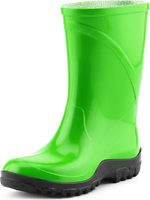 Produktbild von Ladeheid Kinder Mädchen Jungen PVC Gummistiefel Regenstiefel KL002BW (Grün Schwarz, 23/24 EU)