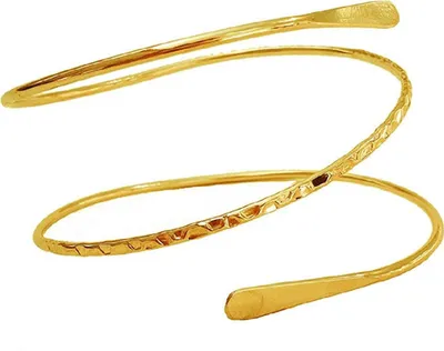 Produktbild von Damen-Armband, offen, verstellbar, dreilagig, einfarbig, poliert, galvanisiert, rostfrei, leicht, Punk, Hip-Hop, cooles Mädchen-Armband, Armring, Schmuck