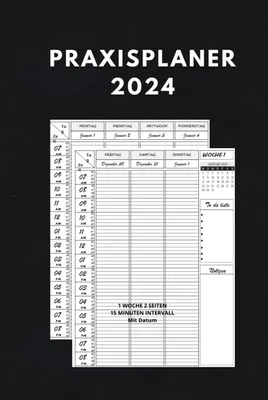Zdjęcie produktu dla Praktyczny planer terminów na rok 2024 z przeglądem tygodniowym