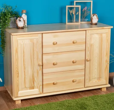 Produktbild von Sideboard, Massivholz, 118 cm breit