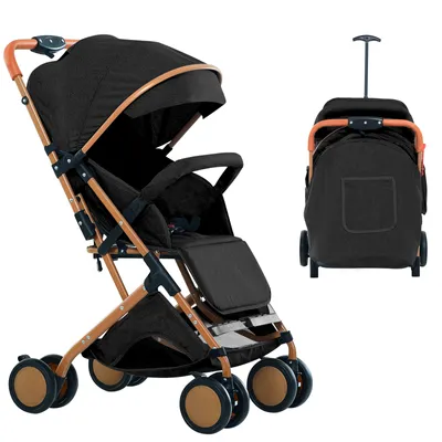 Produktbild von Kinderwagen Buggy 0-36 Monate Sportwagen mit Liegeposition  Schwarz