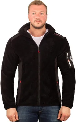 Produktbild von Geographical Norway Regular Fit Fleecesjacke Stickereien Tufour Black S