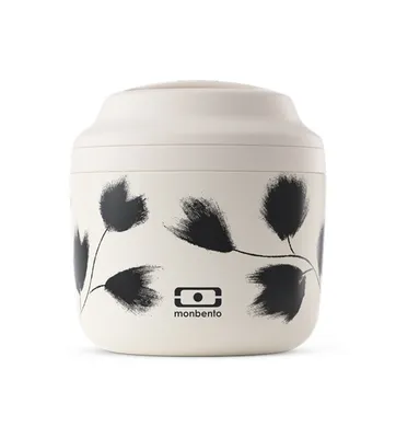 Produktbild von MONBENTO Element Plume 0,55L Edelstahl Thermoskanne Lunchbox Essensbehälter