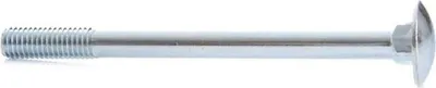 Produktbild von 4x Schrauben DIN 603 Schloßschrauben Flachrund-Schrauben verzinkt Ø M8x140 mm