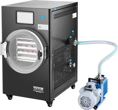 Zdjęcie produktu dla Vacuum Freeze Dryer 4-Layer Fruit Vegetable Freeze Drying Machine Black