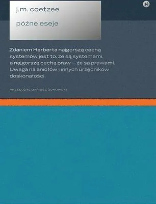 Imagen del producto de ISBN Późne eseje, Polski, Broszurowa okładka, 384 stron(y)