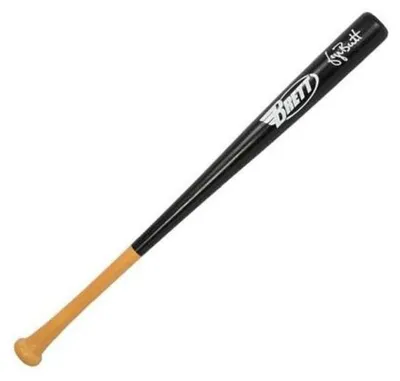 Produktbild von Sedco Baseballschläger aus Holz, 32 Zoll, schwarz