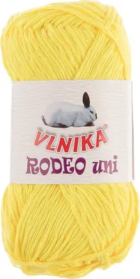 Produktbild von 50g Baumwoll-Strickgarn Rodeo Uni Handstrickgarn Klassikgarn freie Farbwahl, Farbe:503 gelb