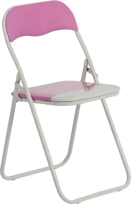 Produktbild von Farbiger gepolsterter Klappstuhl von Harbor Housewares – Rosa