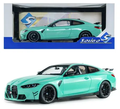 Image de Solido Modèle réduit de voiture échelle 1:18 BMW M4 STREETFIGHTERS Performance Parts turquoise 2025 S1814501