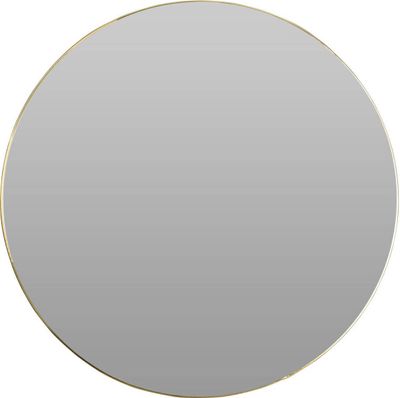 Okrúhle zrkadlo v minimalistickom ráme, Ø 55 cm