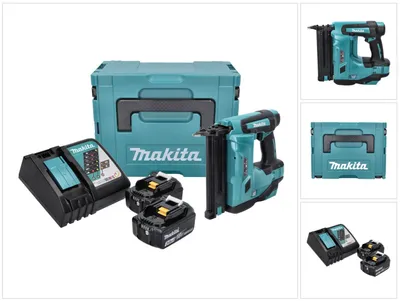 Produktbild von Makita DBN 500 RFJ Akku Stauchkopfnagler 18 V 15-50 mm + 2x Akku 3,0 Ah + Ladegerät + Makpac