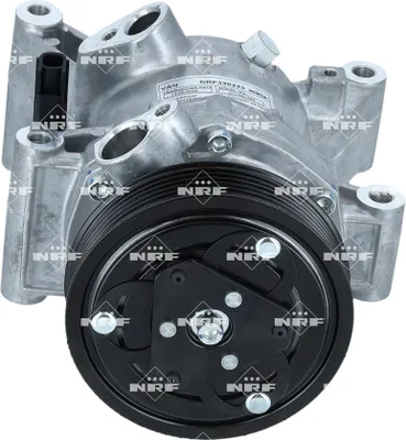 Obrázok produktu pre Kompresor klimatizácie s remenicou s klinovým rebrovaním 109 mm NRF pre MAZDA 2