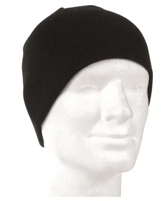 Produktbild von MIL-TEC® Beanie Mütze Strickmütz Damen Herren Schwarz