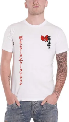 Produktbild von Wu-Tang Clan - T-Shirt für Herren/Damen Uni RO4181 (S) (Weiß)