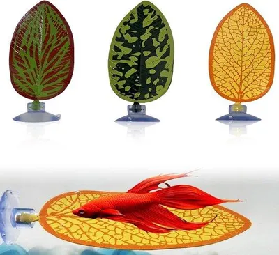Immagine prodotto di Decorazioni colorate per acquari, set da 3 pezzi in plastica
