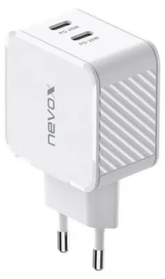 Produktbild von Nevox Netzteil Dual USB-C 45W weiss