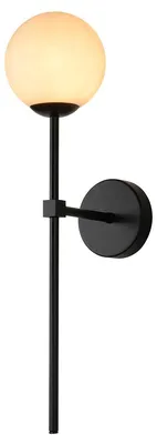 Obrázek produktu pro Nástěnné svítidlo PIRULETA, černé, 1xG9x5W, kov, rozměry: 49x20x20 cm, IP44, Light Prestige