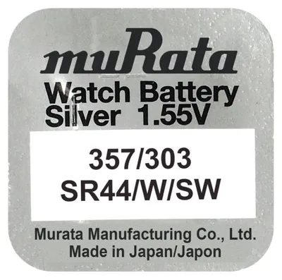 Produktbild von Murata 357 303 SR44N Münz-Batterie 1 55V 053517539358