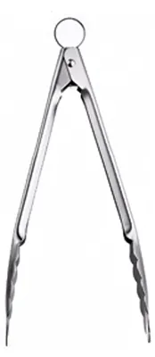 Produktbild von Mini Koch- und Servierzange edelstahl, Länge: 18 cm