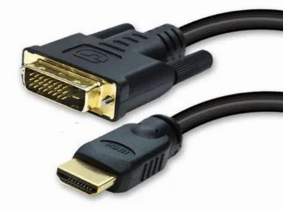 Obrázek produktu pro S/CONN HDMI - DVI-D 5m, 5 m, HDMI, DVI-D, Samec, Samec, Zlato