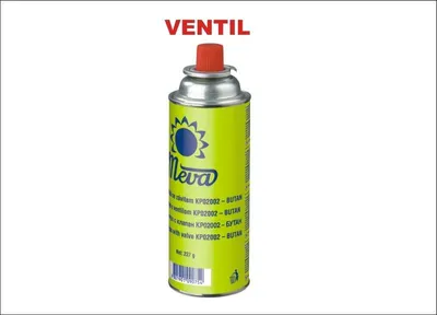 Productafbeelding van Gaspatroon, vulpatroon, gasbus voor kooktoestel of gasbrander - met ventiel, 227 gram
