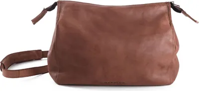 Image de HAROLD'S Cuir sac à épaule bandoulière sac à épaule Submarine Postbag Cognac brun
